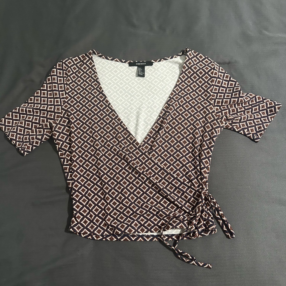 Forever 21 Faux wrap top